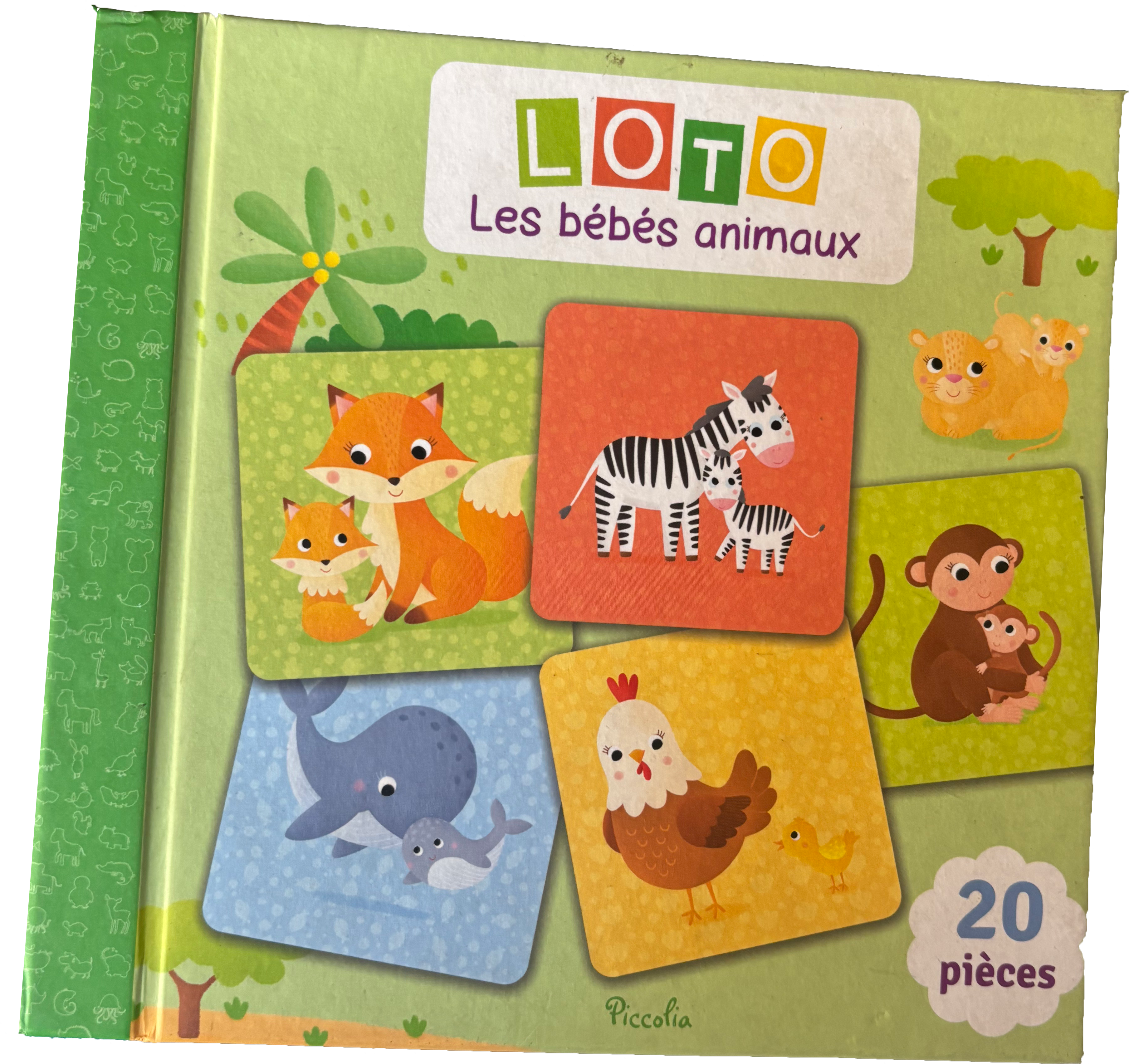 Loto les bébés animaux - 20 pièces