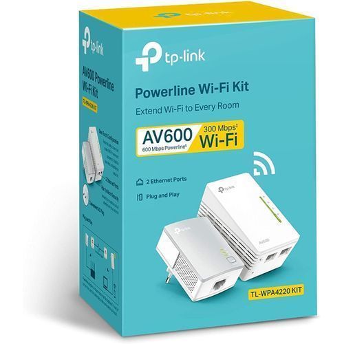 Kit CPL Wi-Fi TP-Link TL-WPA4220 AV600 avec ports Ethernet