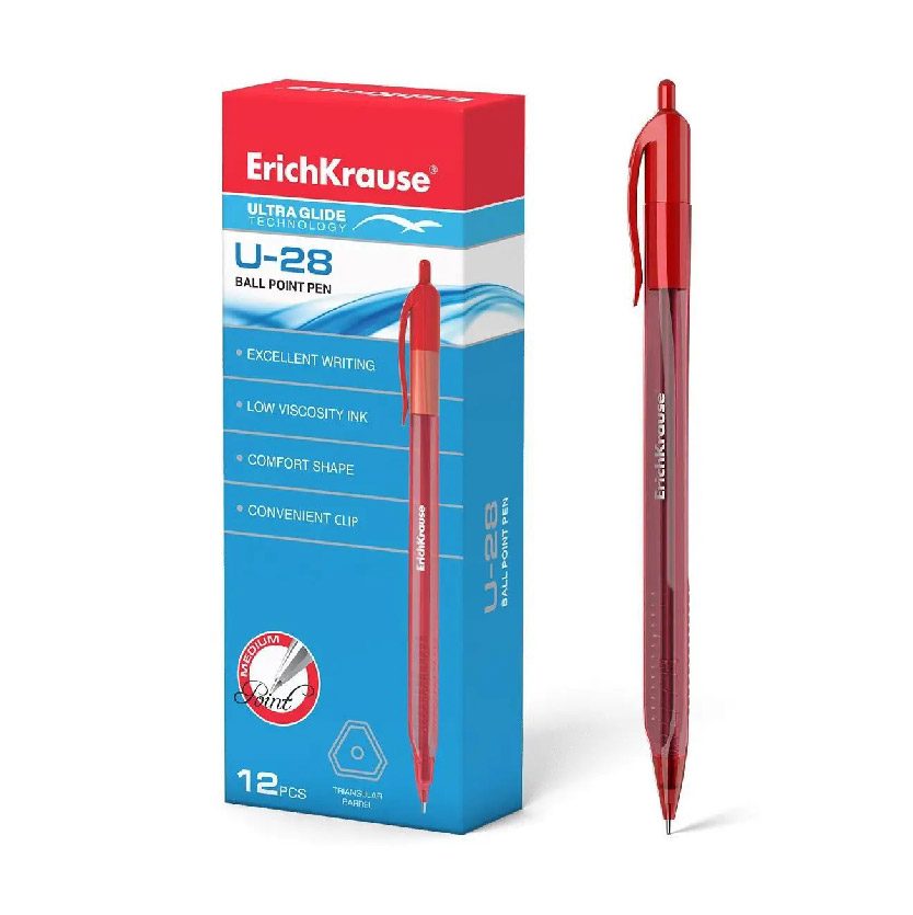 Stylo ErichKrause U-28 rouge