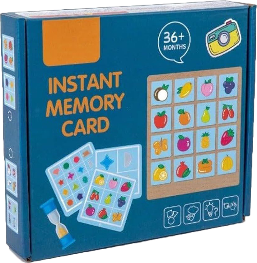 Jeu de mémoire instantanée avec cartes