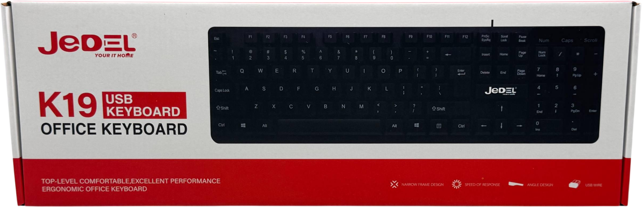 Clavier filaire Jedel USB k19