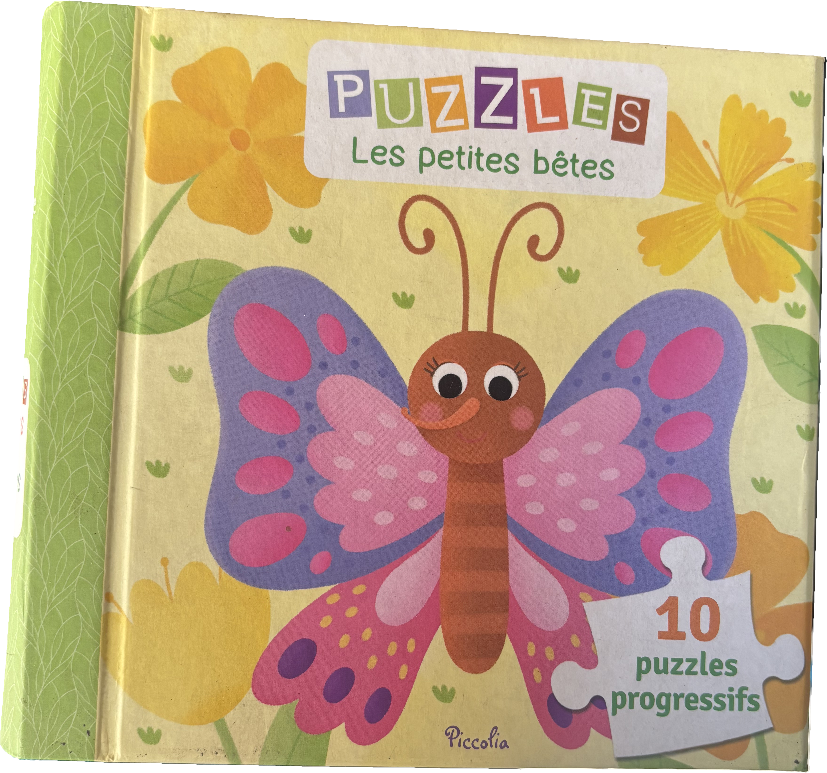 Les petites bêtes : 10 puzzles progressifs