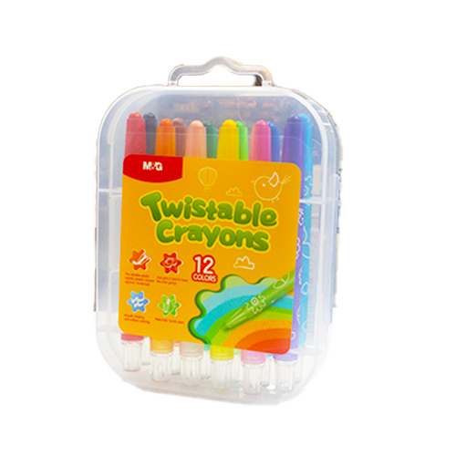 Crayons Twistables M&G – 12 Couleurs