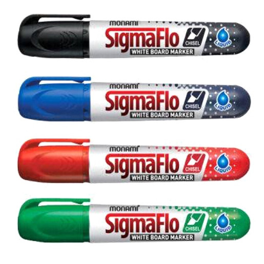 Marqueur effaçable liquide Monami Sigmaflo Bleu