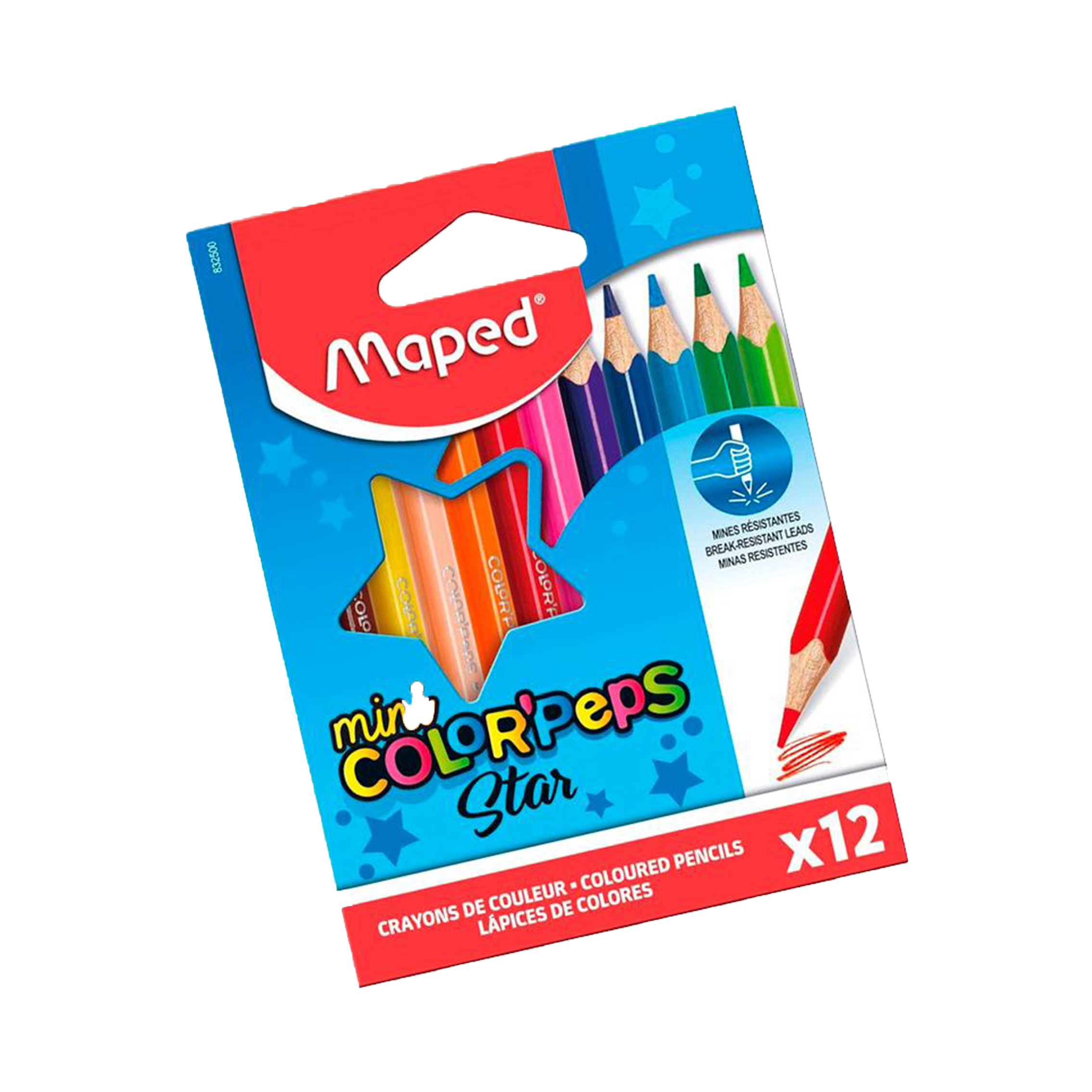 Mini Color’Peps – 12 crayons MAPED