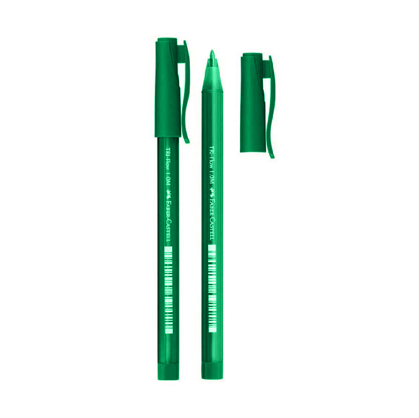 Faber Castell – Tri-Flow Stylo a bille Vert