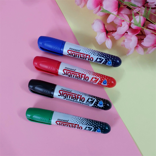 Marqueur effaçable liquide Monami Sigmaflo Bleu
