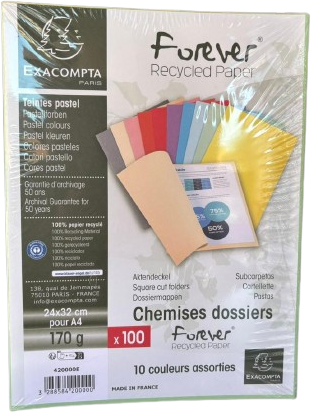 Chemises Dossiers FOREVER