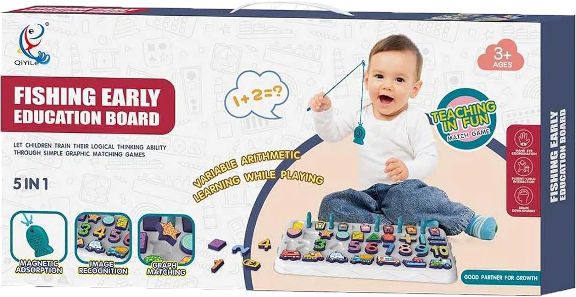 Jeu de pêche éducatif précoce