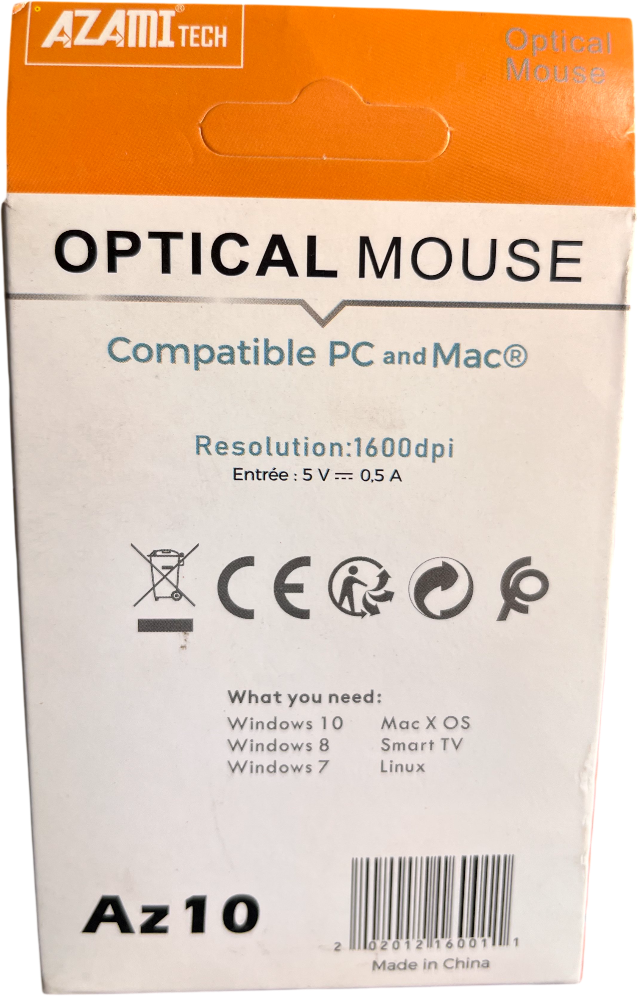 Souris filaire Azami Tech AZ-10
