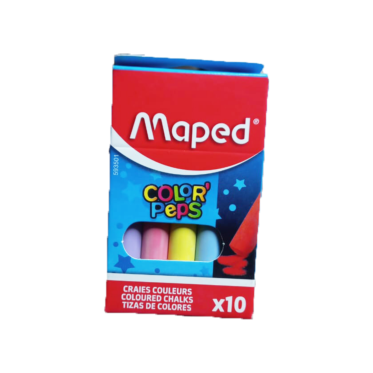 Craie couleur MAPED  x10