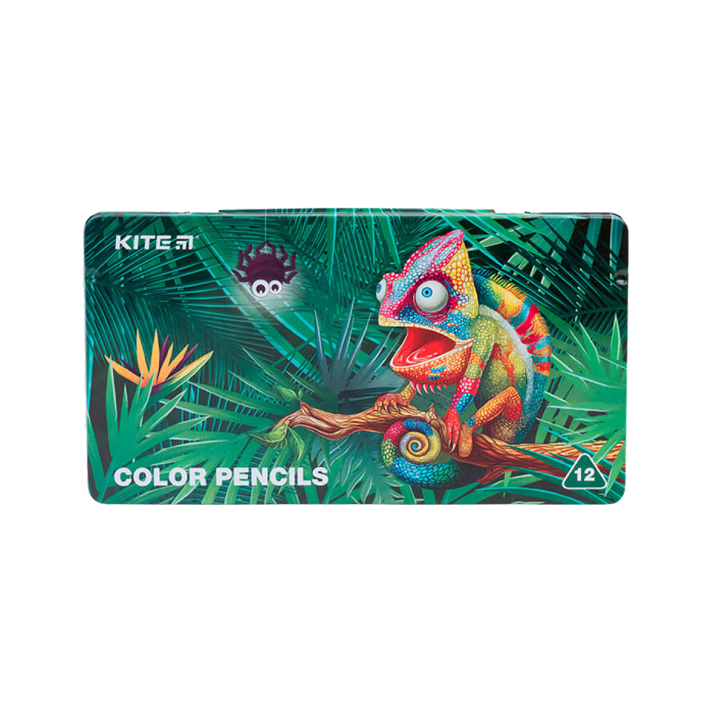 Crayons de couleur Kitea – Boîte de 12 couleurs