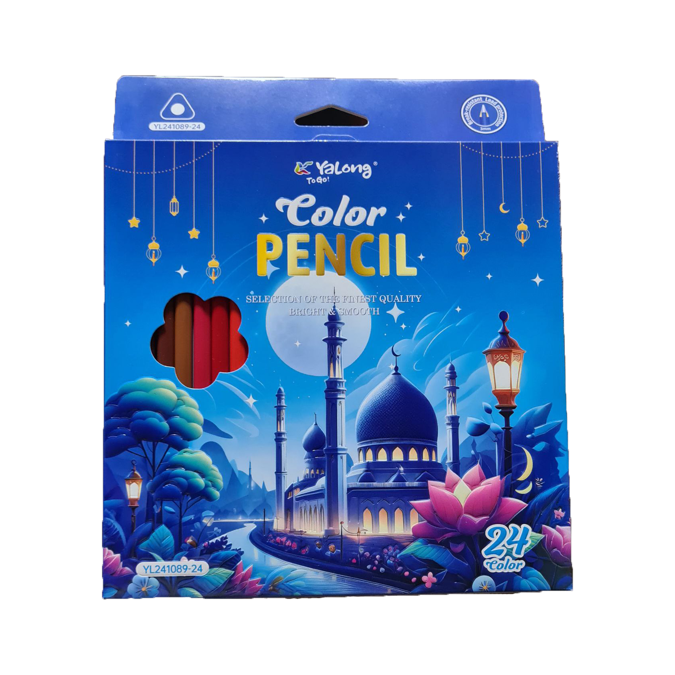 24 Crayons de couleur Yalong