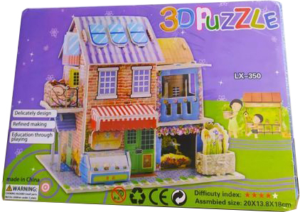 Jeu Puzzle maison 3D