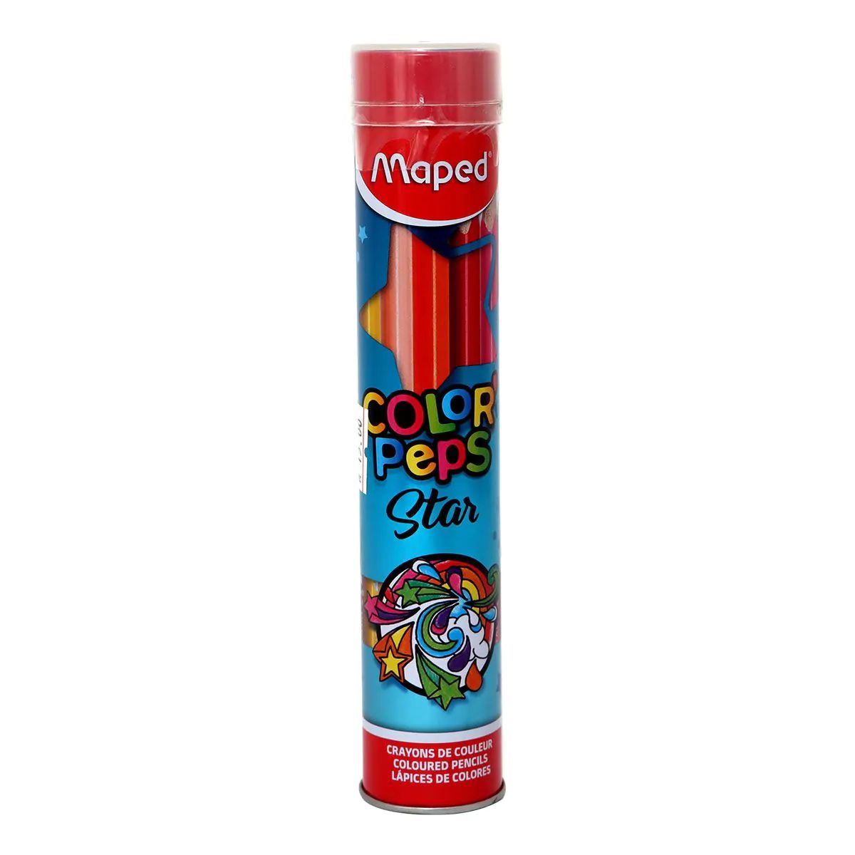 Crayons de couleur Maped Color’Peps – 12 couleurs