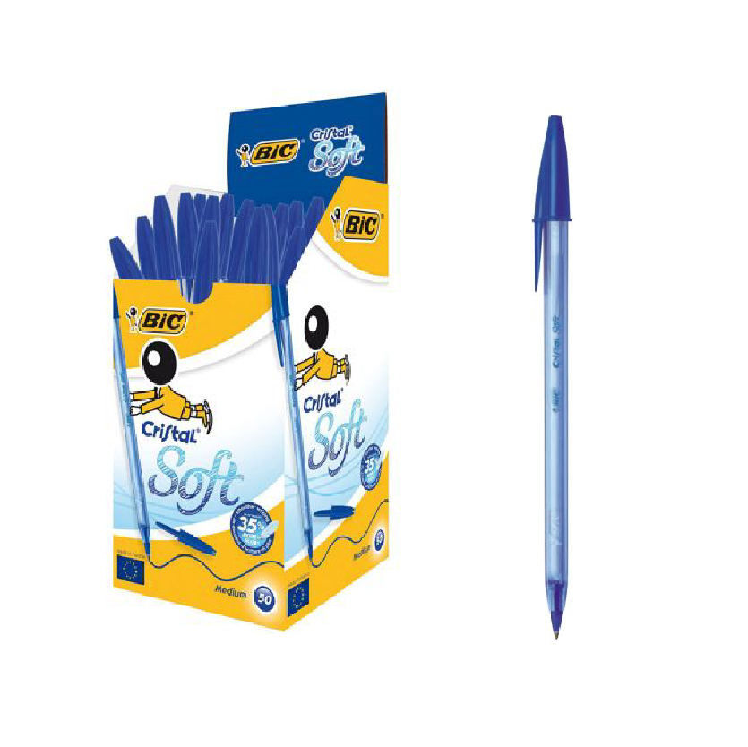 Stylo Bic Cristal Original Bleu Soft