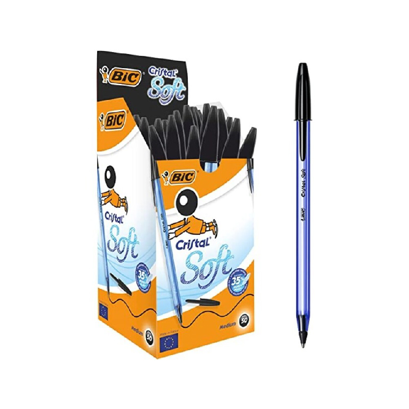 Stylo Bic Cristal Original Noir Soft