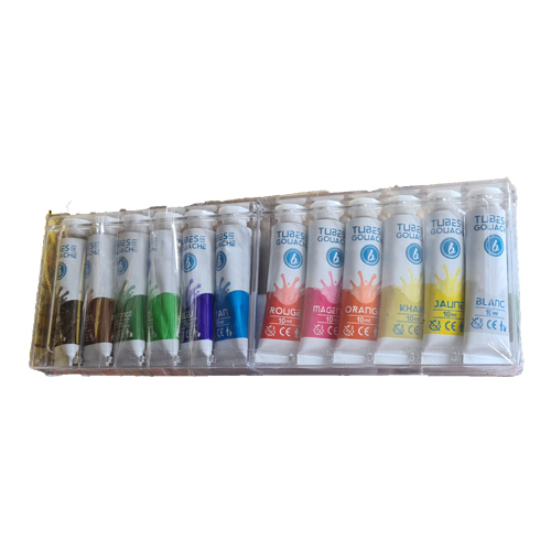 Gouache de 12 tubes ml BOOST SCHOOL