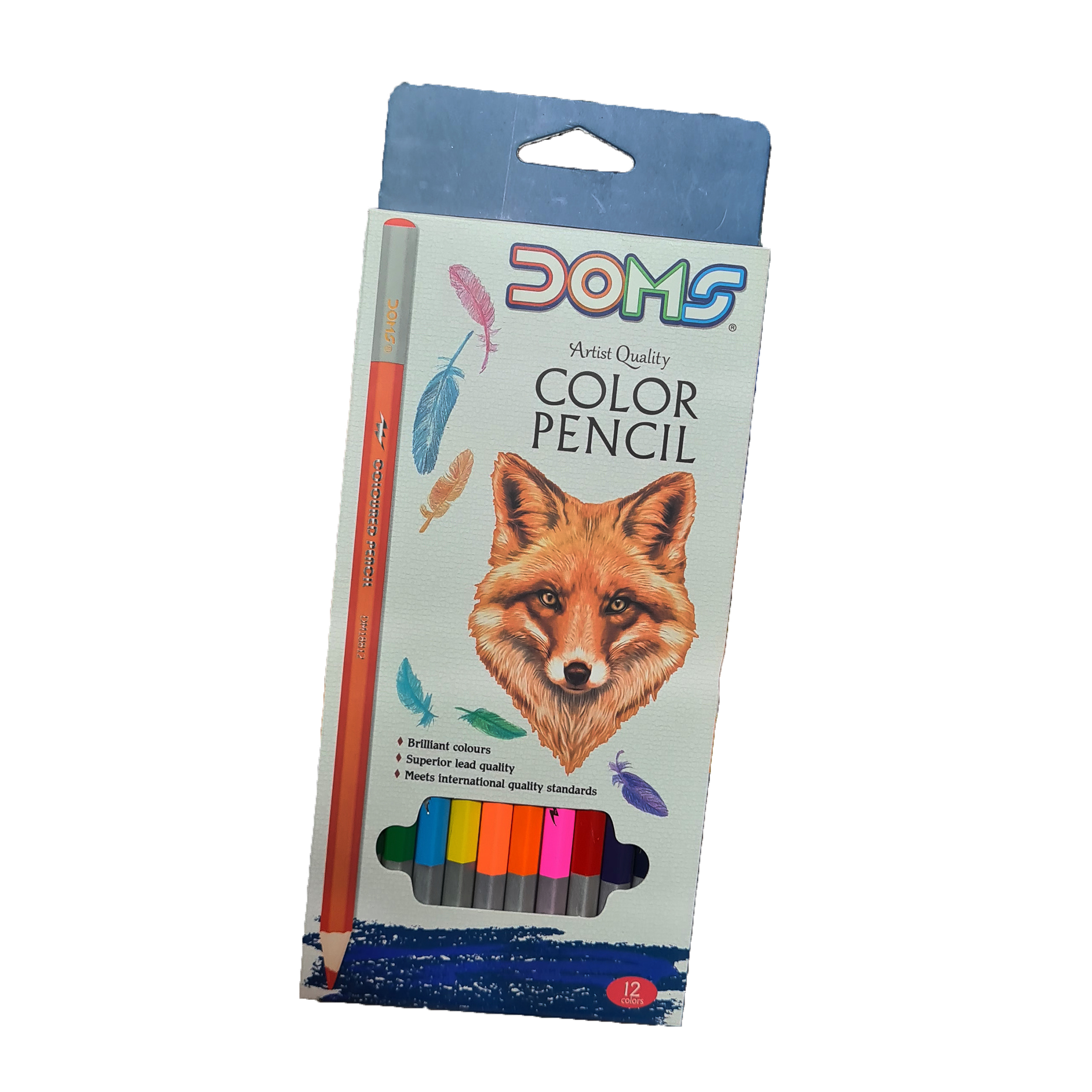 Crayons de couleur en bois Doms – Boîte de 12