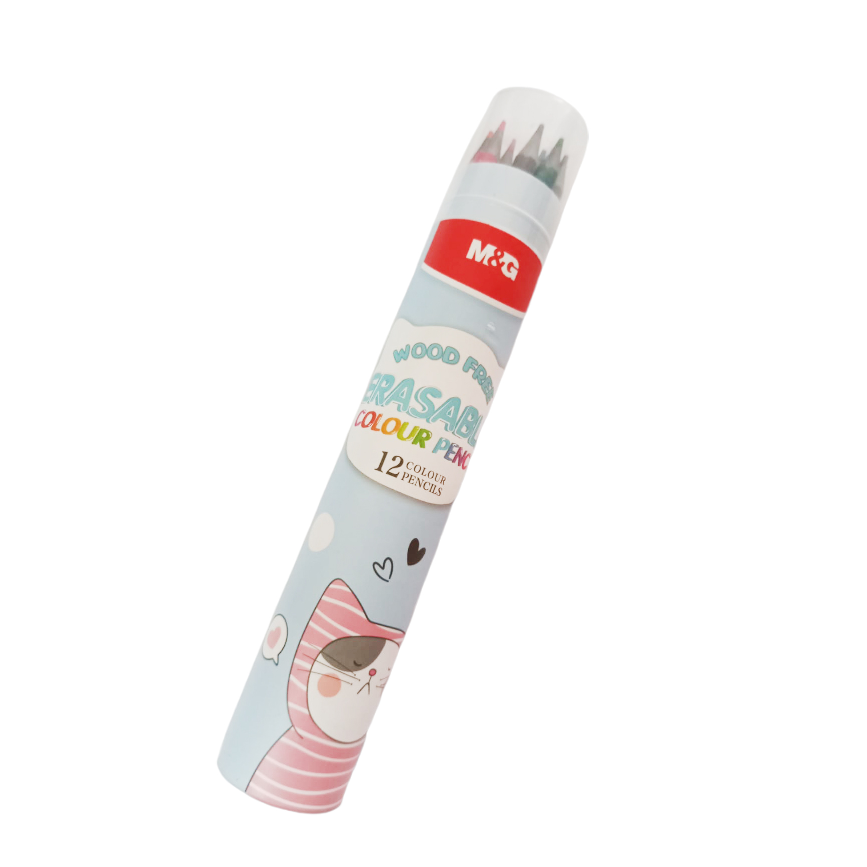 12 Crayons de couleur M&G