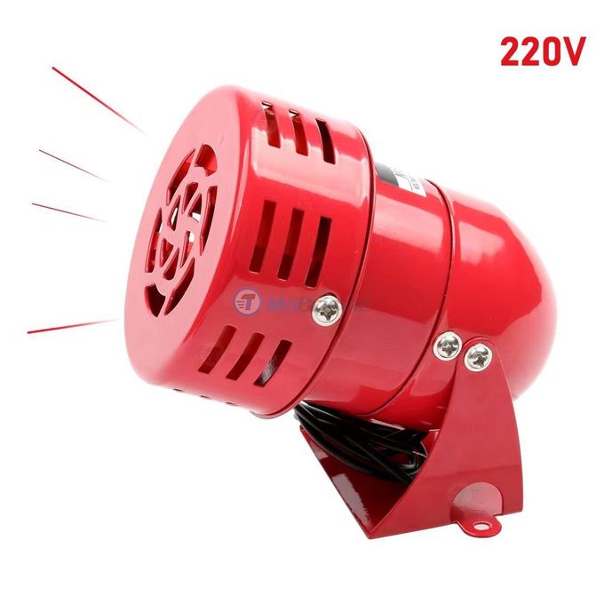 Sirène d’alarme filaire 220V en métal