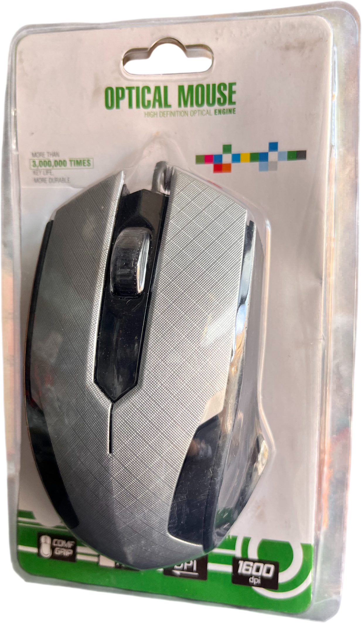 Souris optique filaire noire USB