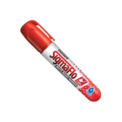 Marqueur effaçable liquide Monami Sigmaflo Rouge