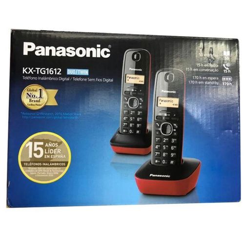 Téléphone fixe sans fil Panasonic avec écran LCD